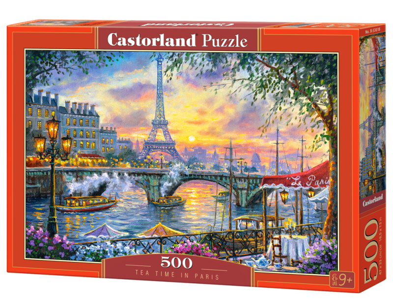 Puzzle čas na čaj v Paříži 500 dílků