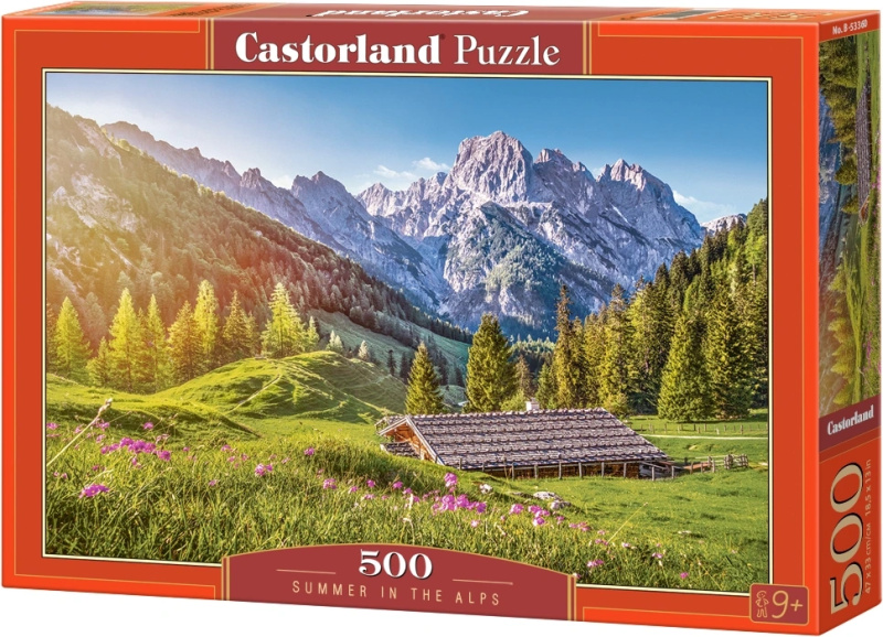 Puzzle Léto v Alpách 500 dílků