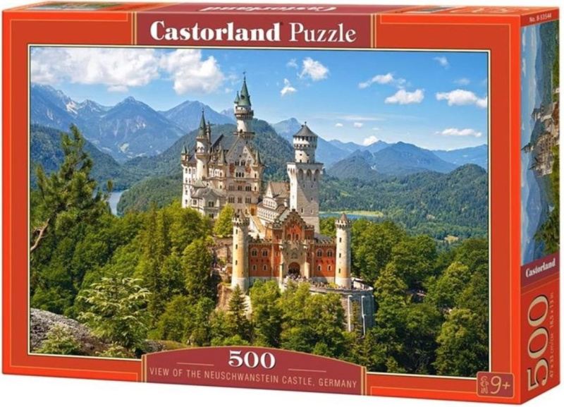 Castorland Výhled na zámek Neuschwanstein Německo 500 dílků