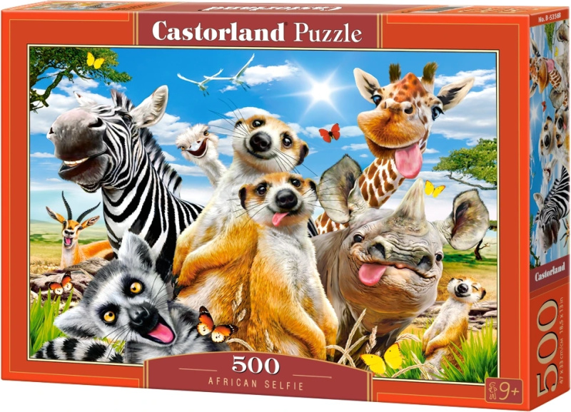 Castorland African Selfie 500 dílků