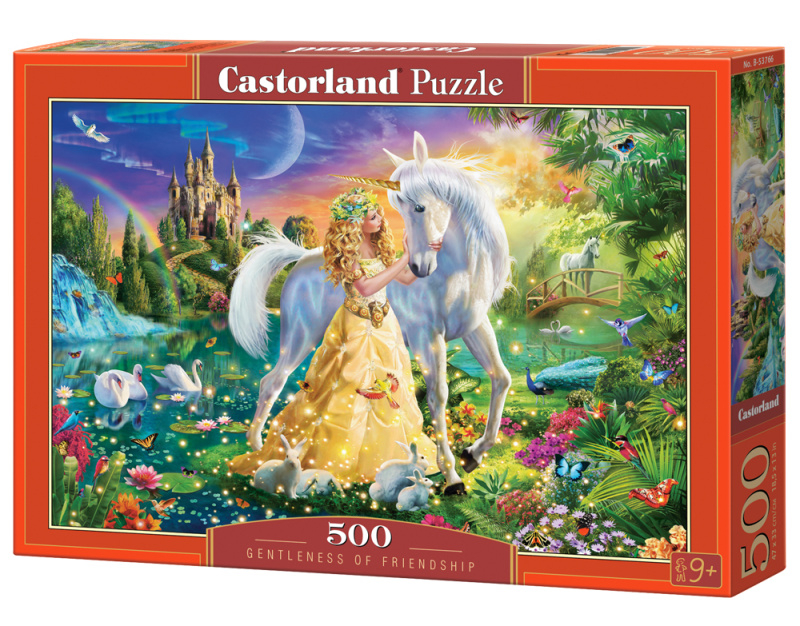 Castorland Princezna s jednorožcem 53766 500 dílků