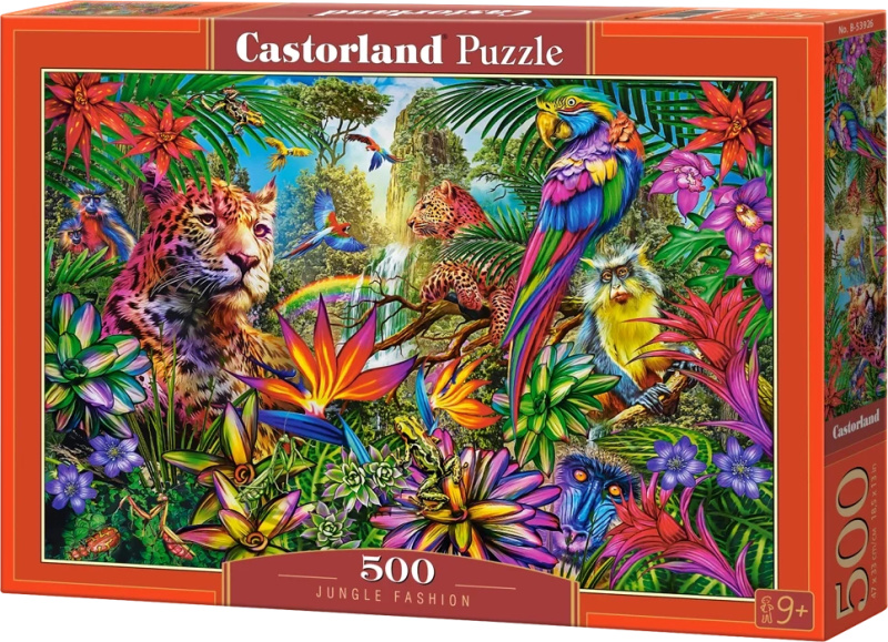 Puzzle Móda Džungle 500 Dílů
