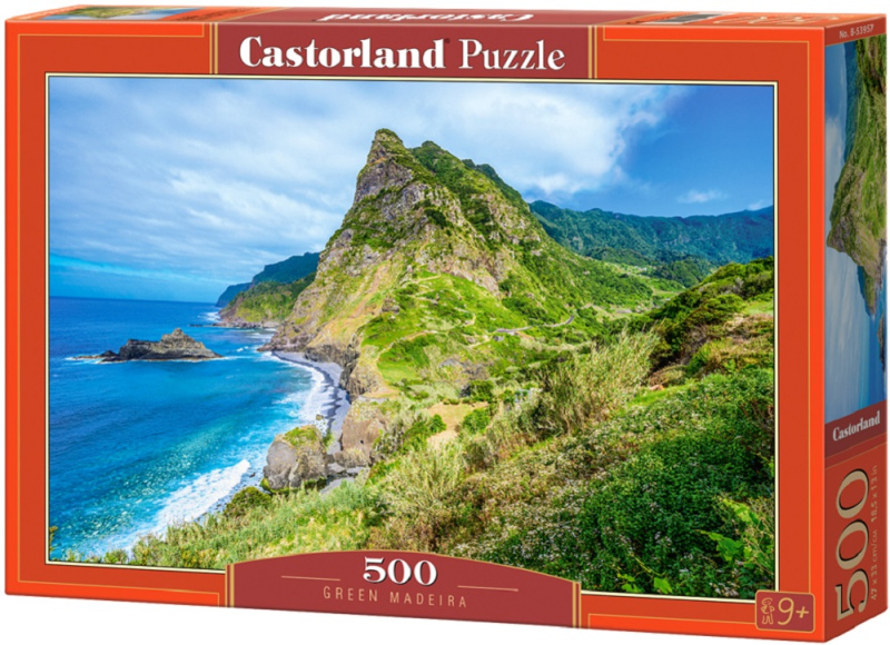 Castorland Castor Zelená Madeira 500 dílků