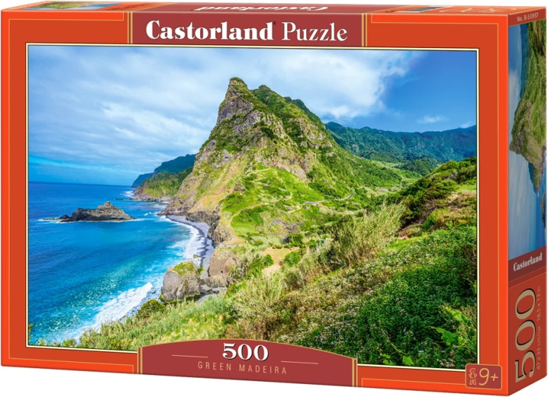 Castorland Castor Zelená Madeira 500 dílků