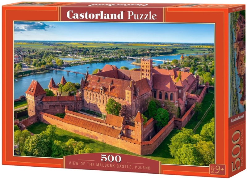 Castorland Castor Výhled na hrad Malbork Polsko 500 dílků