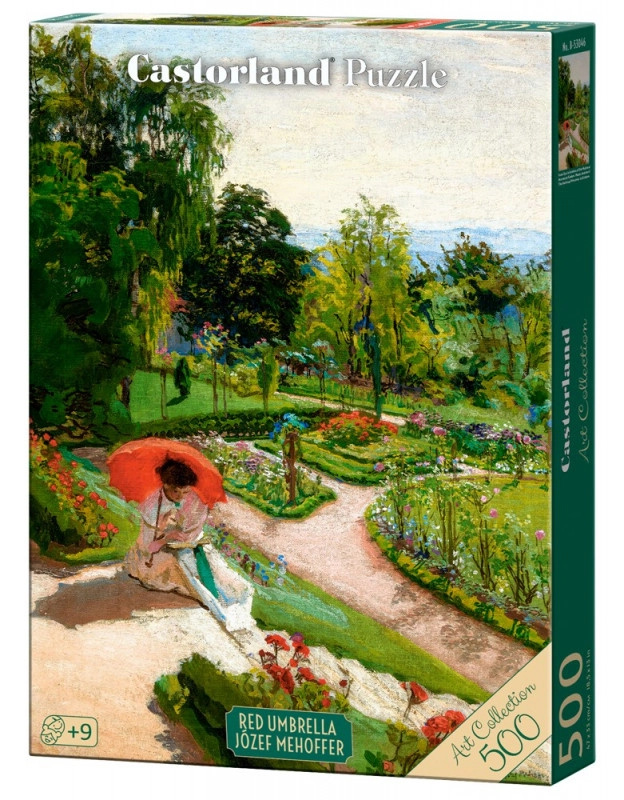 Castorland Art Collection Červený deštník Józef Mehoffer 500 dílků