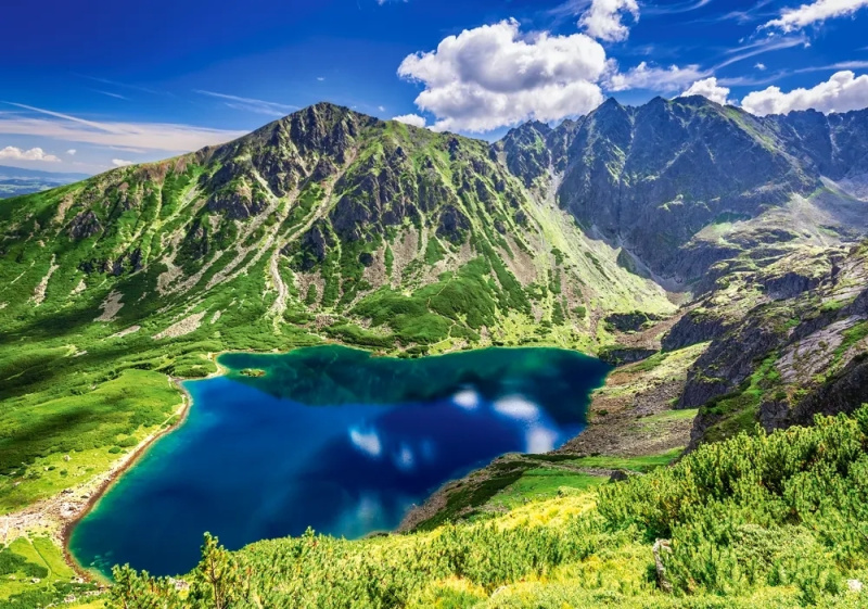 Castorland Castor Czarny Staw Gąsienicowy Tatry Polsko 500 dílků