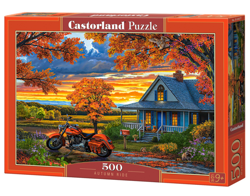 CASTORLAND Puzzle Podzimní jízda 500 dílků
