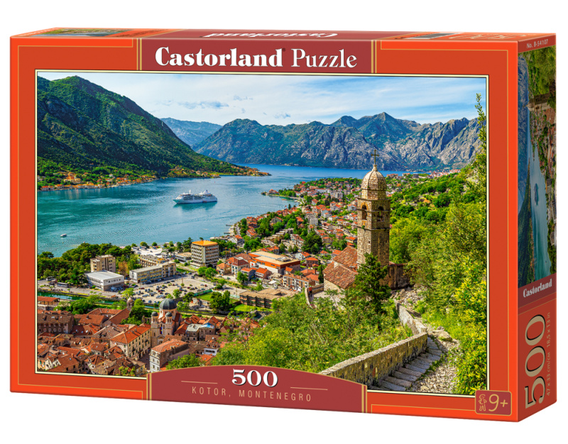 CASTORLAND Puzzle Kotor, Černá Hora 500 dílků