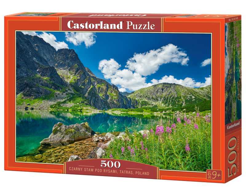 Puzzle Černý Staw pod Rysy, Tatry 500 dílků