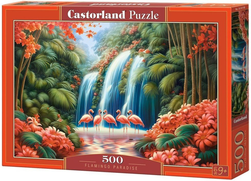 Castorland puzzle exotický svět plameňáků 500 dílků
