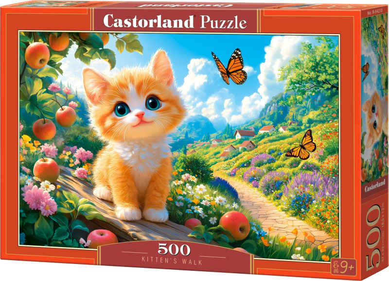Castorland puzzle Kočičí procházka 500 dílků