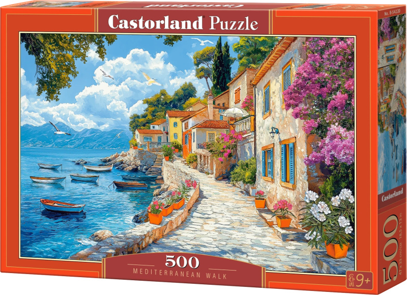 Puzzle Středomořská procházka 500 dílků CASTORLAND