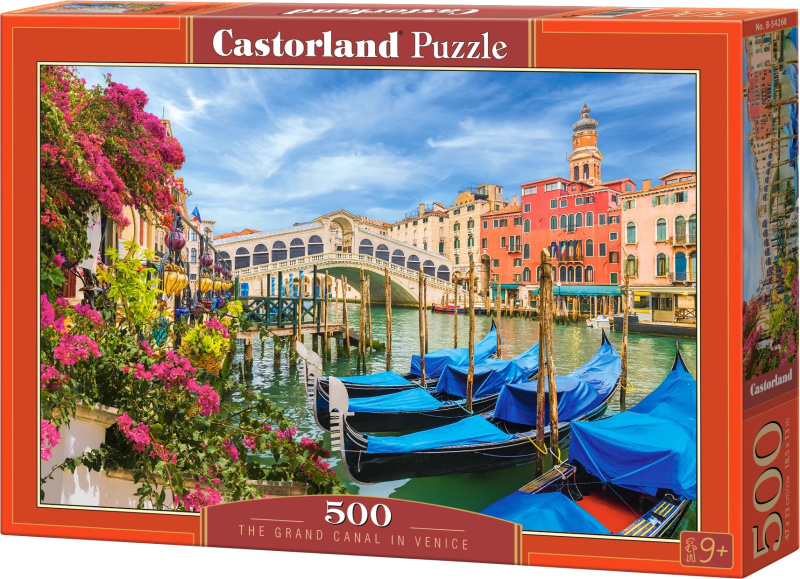 Castorland puzzle Velký kanál v Benátkách 500 dílků