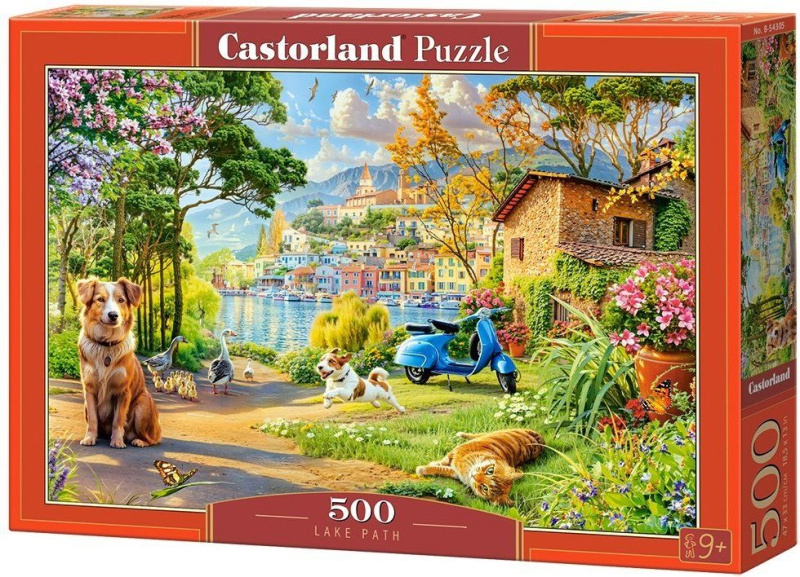 Castorland puzzle stezka podél jezera 500 dílků