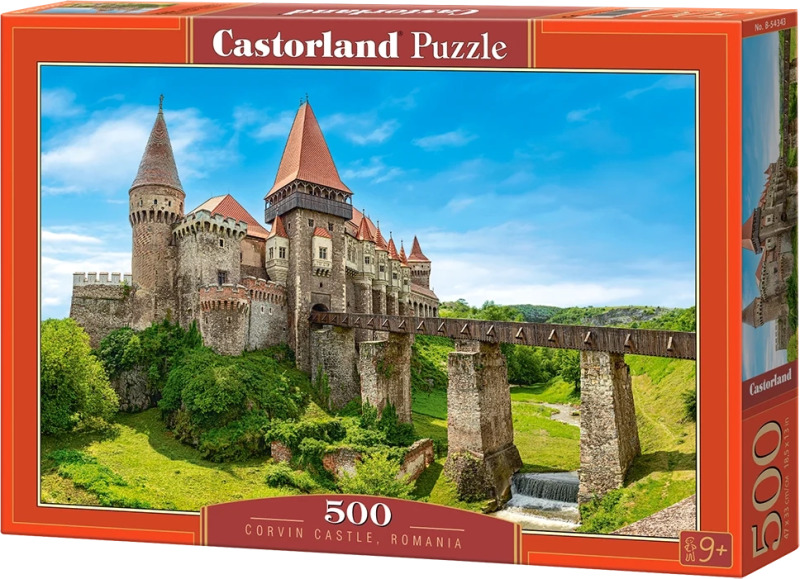 Puzzle Castorland 500 dílků Hrad Hunedoara (Korvínův hrad), Rumunsko