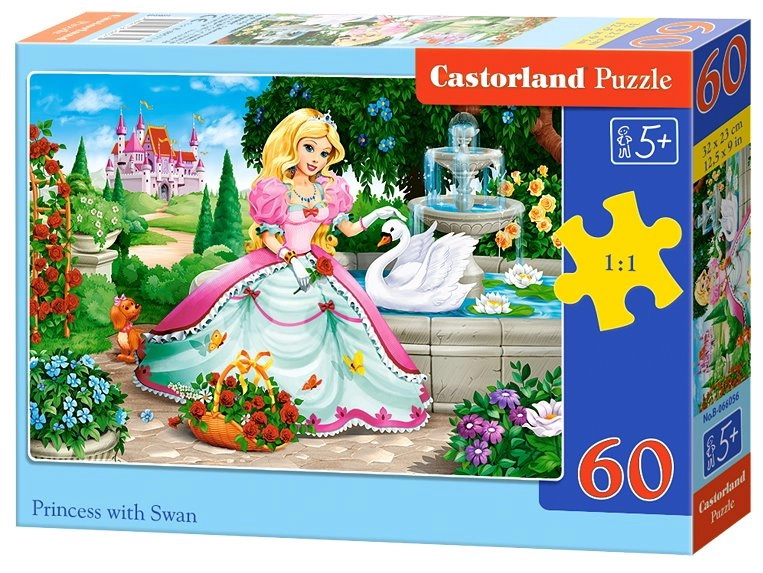 Castorland Princezna a labuť 60 dílků