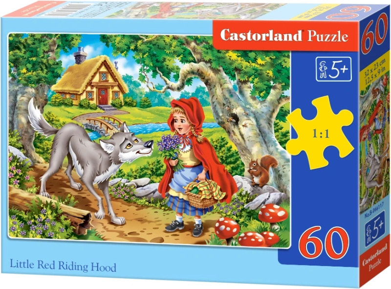 Castorland Červená karkulka s vlkem 60 dílků