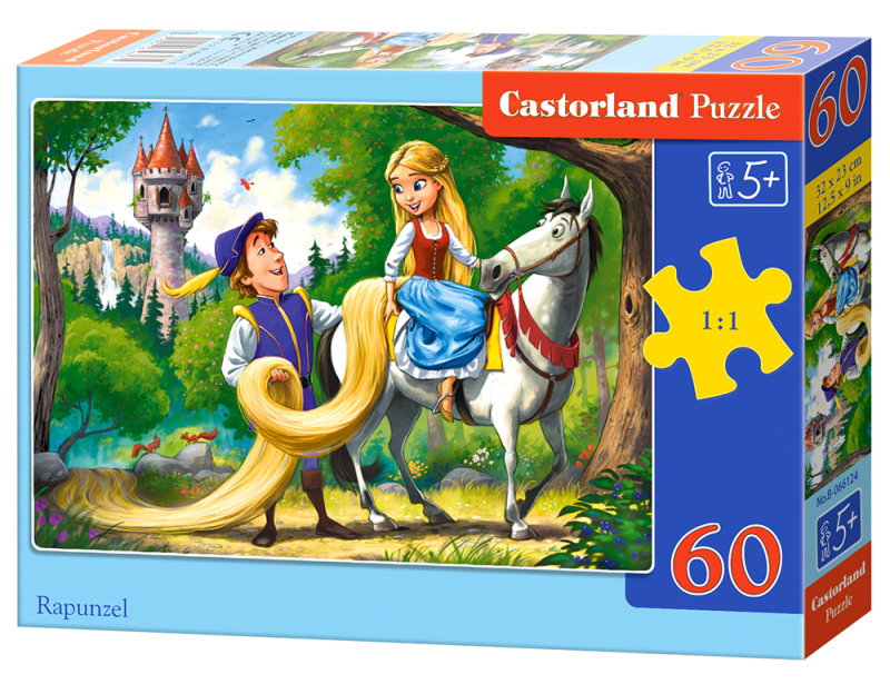 Castorland Na vlásku 066124 60 dílků