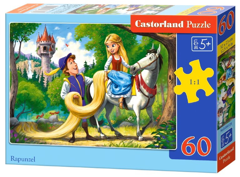 Castorland Na vlásku 066124 60 dílků