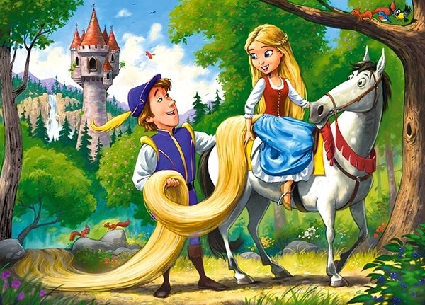 Castorland Na vlásku 066124 60 dílků