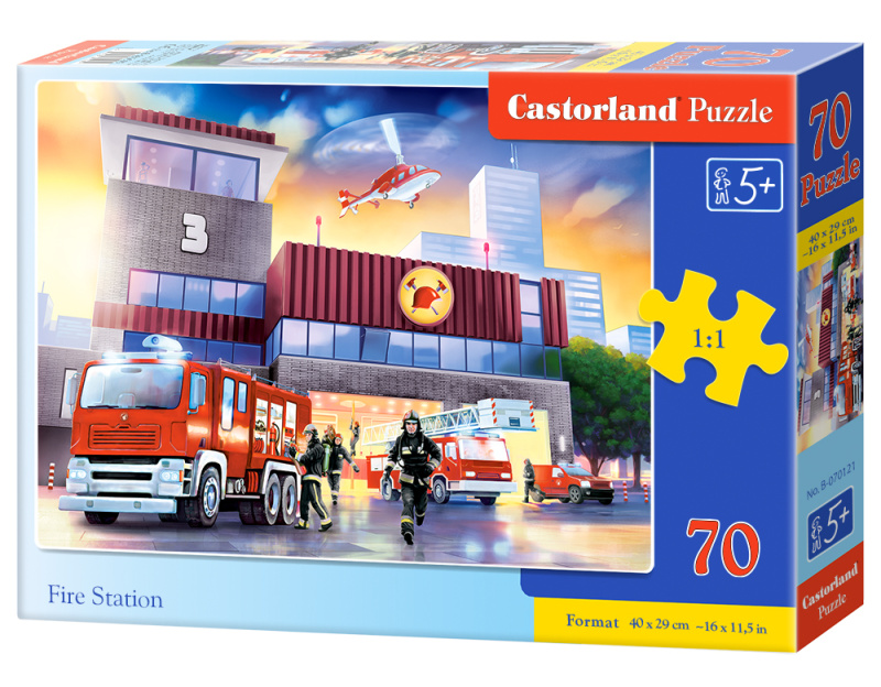 CASTORLAND Požární stanice 70 dílků