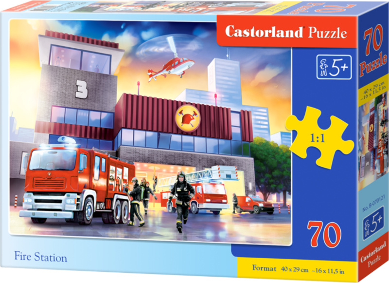 CASTORLAND Požární stanice 70 dílků