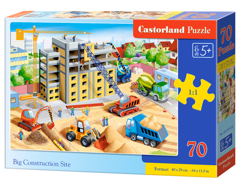 CASTORLAND Velké staveniště 70 dílků