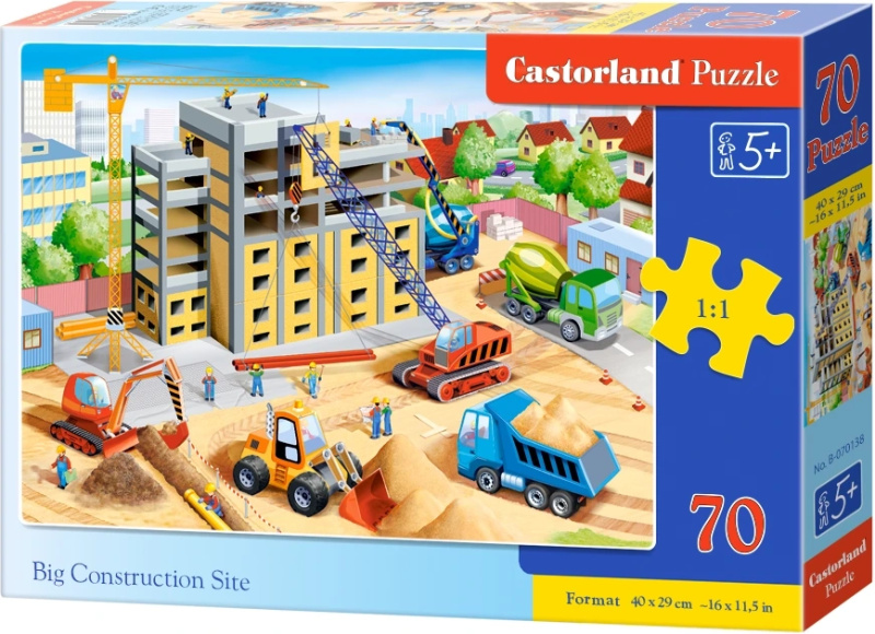 CASTORLAND Velké staveniště 70 dílků