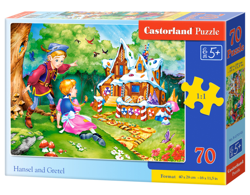 CASTORLAND Jeníček a Mařenka 70 dílků