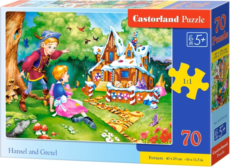 CASTORLAND Jeníček a Mařenka 70 dílků