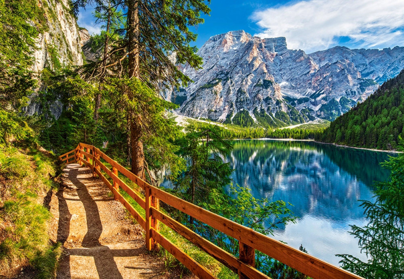 Castorland jezero Braies Itálie 1000 dílků