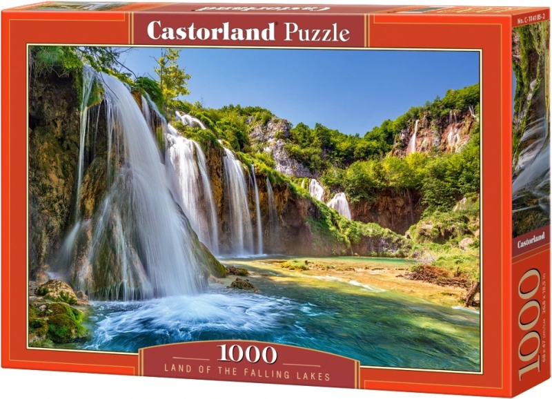Puzzle Země padajících jezer 1000 dílků
