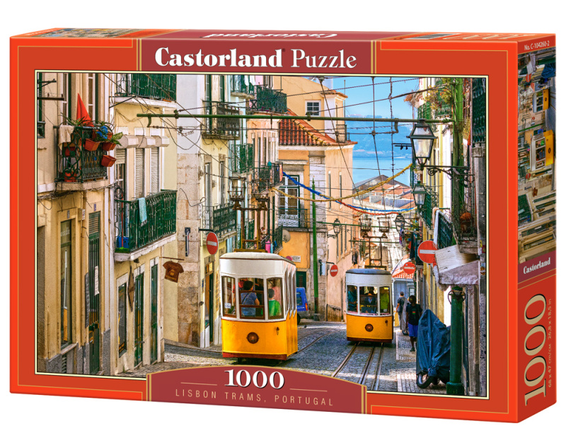Puzzle 1000 dílků Lisabonské tramvaje Portugalsko