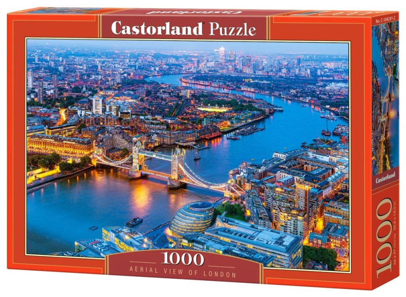 Puzzle Castorland 1000 dílků - Letecký pohled na Londýn