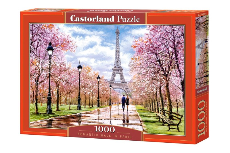 Puzzle Romantická procházka v Paříži