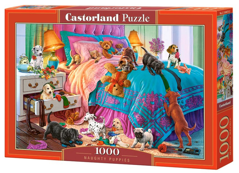 Castorland Zlobivá štěňata 1000 dílků