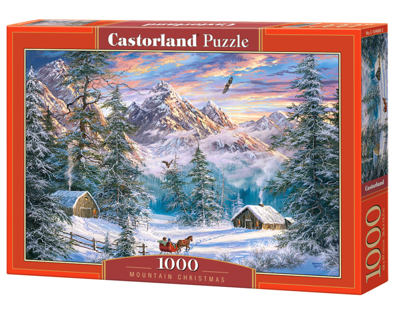 Castorland Vánoce na horách 1000 dílků