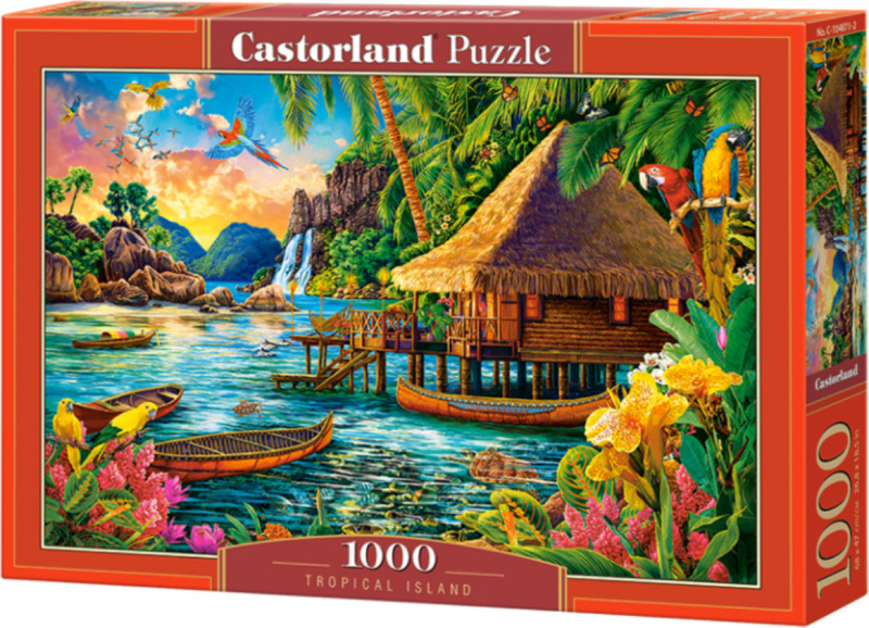 CASTORLAND Tropický ostrov 1000 dílků