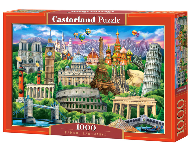 CASTORLAND Známé památky 1000 dílků