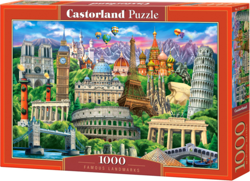 CASTORLAND Známé památky 1000 dílků