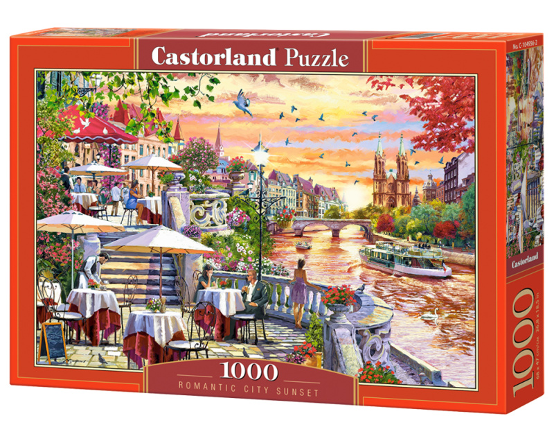 Puzzle 1000 prvků Romantický západ slunce