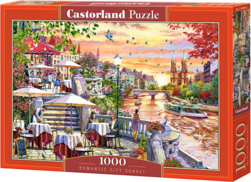 Puzzle 1000 prvků Romantický západ slunce