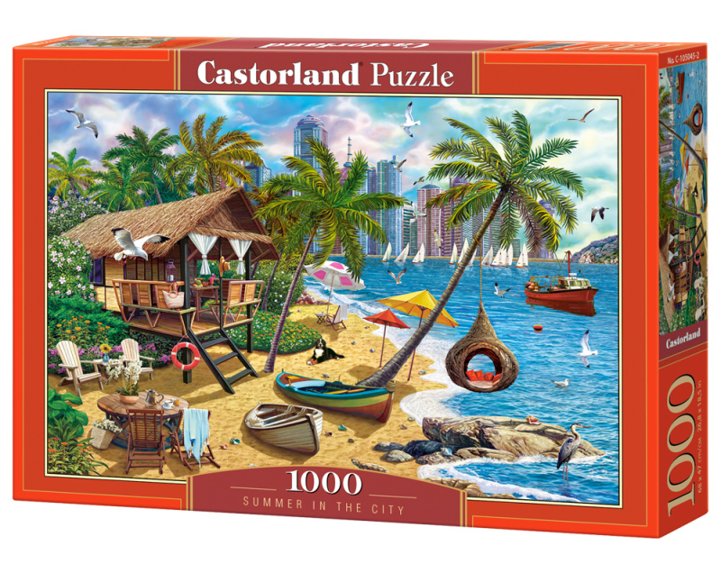 Castorland Léto ve městě 1000 dílků