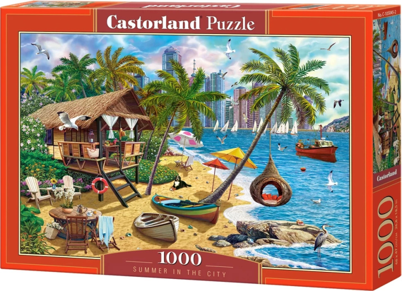 Castorland Léto ve městě 1000 dílků
