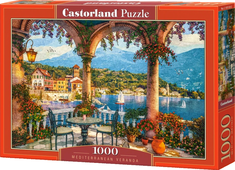 Castorland Středomořská veranda 1000 dílků