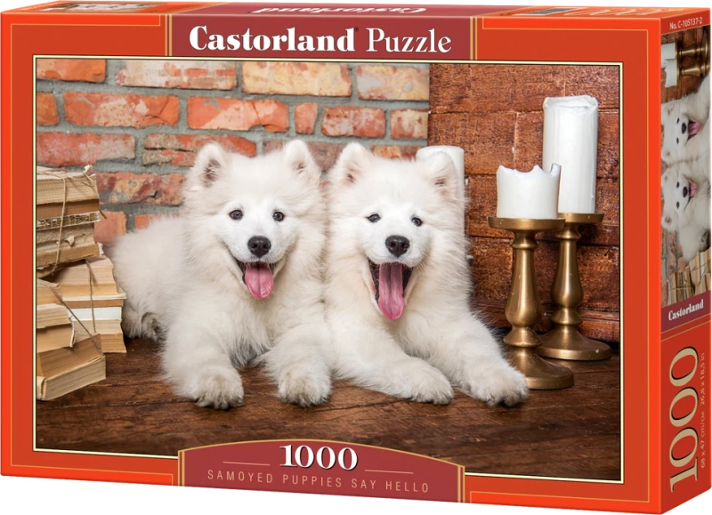 Castorland Bílá štěňátka 1000 dílků