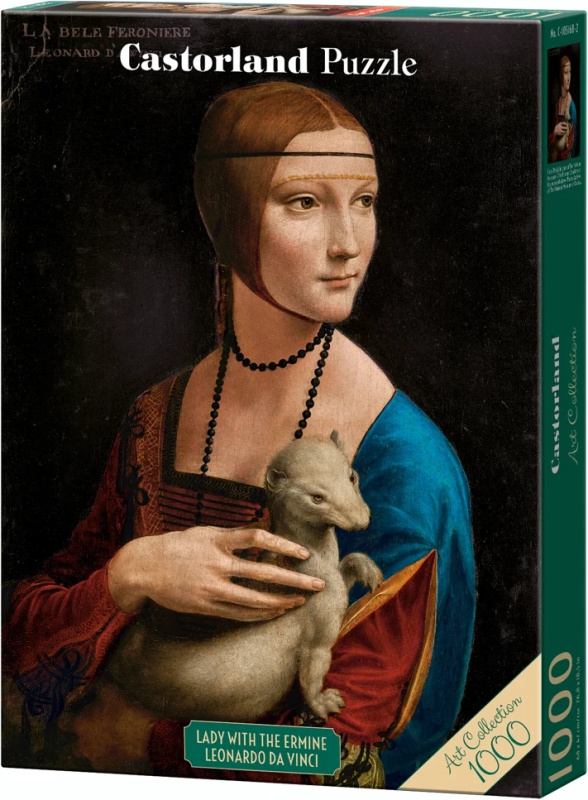 Puzzle 1000 prvků Dáma s erminem Leonardo da Vinci Art Collection