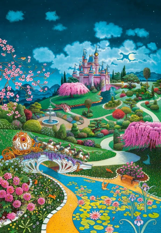 Puzzle Popelčin Zámek 1000 dílků