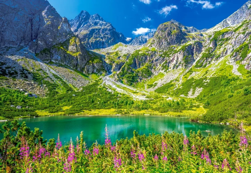 Castorland Zelené pleso Tatry Slovensko 1000 dílků